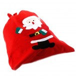 LX - Christmas Table Decor Large Santa Claus Candy Gift Stocking Bag Presents Sack
